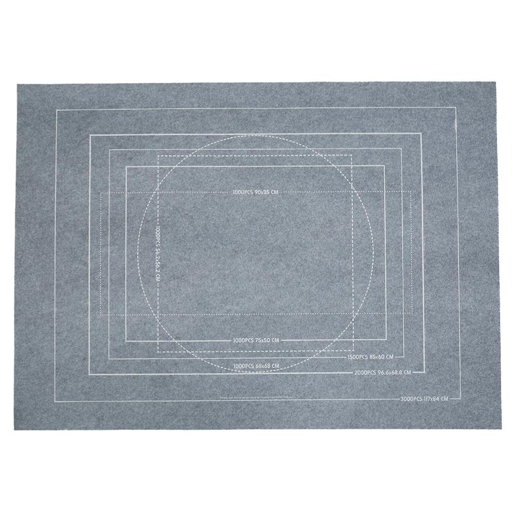 Набор войлочных ковриков для пазлов Организатор для пазлов Одеяло Матрас для хранения пазлов Портативная дорожная сумка-органайзер Хранитель пазлов Войлочная подкладка(Только мат))