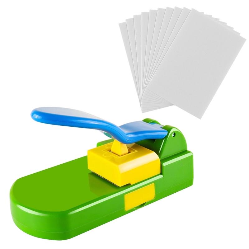 Машина для изготовления пазлов Машина для создания пазлов Машина для изготовления пазлов Резак для изготовления поделок Интерактивная игрушка зелёный